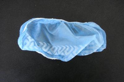 China Non - Skid Cpe Shoe Cover , Disposable Shoe Guards Latex Free Non Woven Fabric for sale