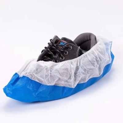 China Half Coated Protective Disposable Shoe Covers Anti - Static For Cleanroom for sale