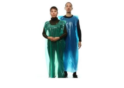 China Soft Breathable Disposable Plastic Aprons Latex Free Full Length For Adults for sale