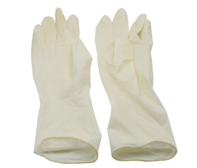 China Medical Sterile Latex Surgical Gloves Powder Free AQL 1.5 With EO Sterilization for sale