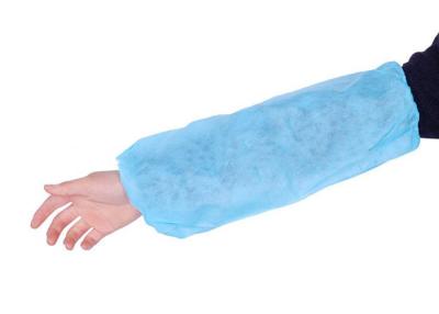 China Non Woven Disposable Arm Sleeves Latex Free With Elasticated Wrist / Elbow for sale