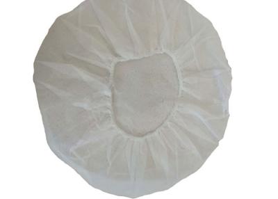 China Durable Disposable Head Cap , Latex Free Disposable Bouffant Caps 21 Inchs for sale