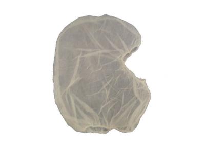 China White Disposable Head Cap , Non Woven Ribbon Disposable Scrub Hats Easy Relaxed for sale
