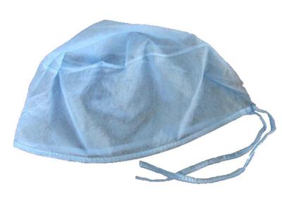 중국 밝은 파란색 의학 제품이 20 Gsm 비 길쌈한 20 Gsm 비 길쌈한 처분할 수 있는 머리에 의하여 모자를 씌웁니다 판매용