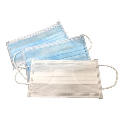 China Earloop Disposable Dust Mouth Mask , Anti Dust Non Woven 3 Layer Face Mask for sale