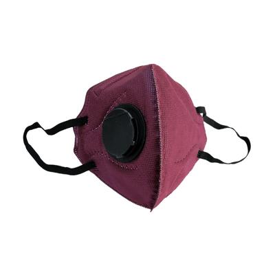 China Anti Virus Foldable FFP2 Mask Vertical Fold Flat Breathing Filter Mask for sale