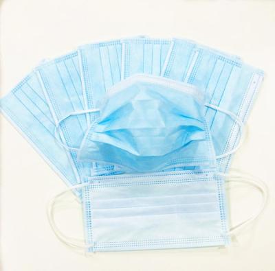 China Blue Disposable Face Mask Personal Safety Air Pollution Protection Mask for sale