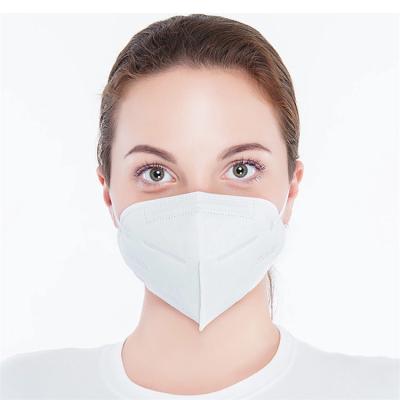China A máscara FFP2 dobrável lisa da dobra vertical personalizou a máscara protetora descartável médica à venda