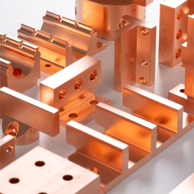 China Excellent Machinability And Ductility Of CNC Machined Copper Parts for sale