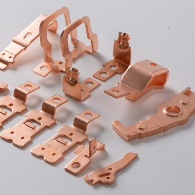 China Copper Stamping Parts Good Mechanical And Electrical Properties for sale