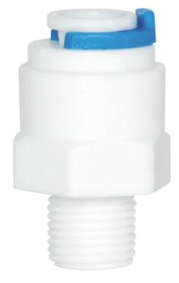 China 20mm Thread Push Connect Plumbing Fittings , 3/4 Quick Connect Fittings For Water for sale