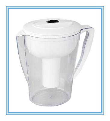 China Ceramic Filter Water Purifier Pitcher , Clear Plastic Drinking Water Filter Jug for sale