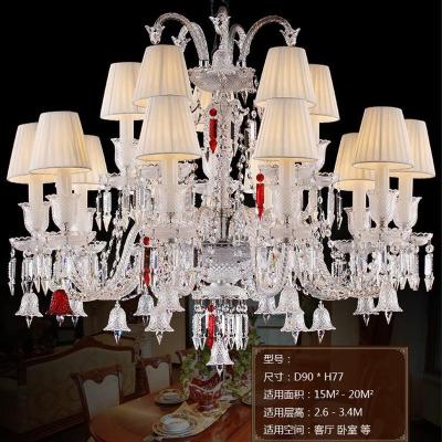China Contemporary/Vintage/Modern French Chandeliers Lighting Restaurant Crystal Ceiling Light Home Chandelier CZ3501A/15 Baccarat Chandelier Hotel Baccarat Lighting for sale