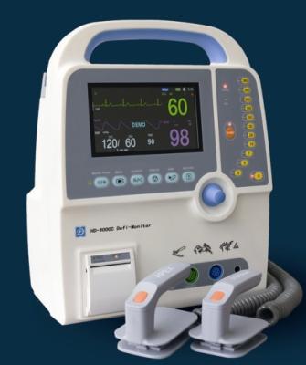 China Cardiac Defibrillator DC shock HD Defi-monitor/monophasic Defi-monitor heart attack device for sale