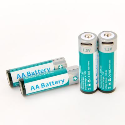 China Lithium Battery 1.5v Rechargeable Battery type c Usb Lithium Battery Li Ion Battery Cell for sale
