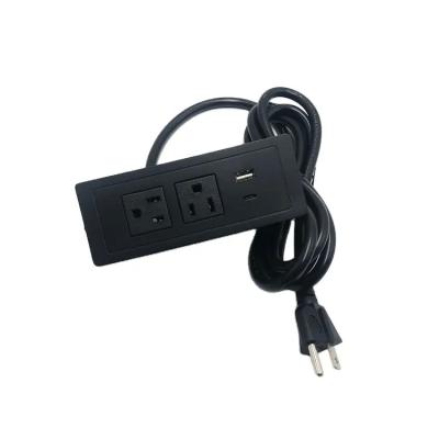 Chine Multifunction Desk Socket With 5V3.1A USB And PD20W Type-C Output à vendre