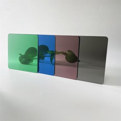 Chine Plat coloré décoratif de miroir de la feuille 3.0MM d'acier inoxydable d'AISI ASTM 430 à vendre