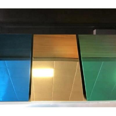 Chine feuille décorative 304 d'acier inoxydable de couleur de 3mm plat de 316 solides solubles poli par 8k à vendre