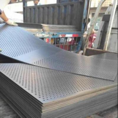 China ASTM 316L 430 Perforated SS Plate 8K Cold Rolled Decorative Round Shape for sale