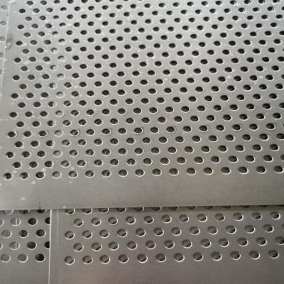 China ASTM 201 202 Perforated SS Plate Porous Round Hole Screen Metal Punching Mesh Sheet for sale