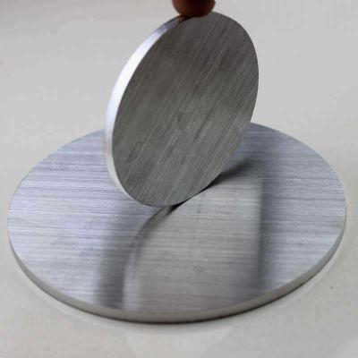 China ASTM 316 Stainless Steel Circle Plate Round Hairline Surface Finish for sale