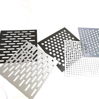 China SS201 3mm Oval / Square Hole Punching Stainless Steel Perforated Sheet Filter Mesh for sale