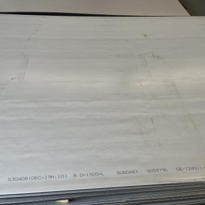 China JIS SUS304 1500x3000 Hot Rolled Stainless Steel Sheet 8mm 10mm for sale
