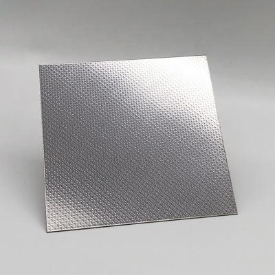 China SUS 304 Cold Rolled Decorative Embossed Metal Sheets Iterior for sale