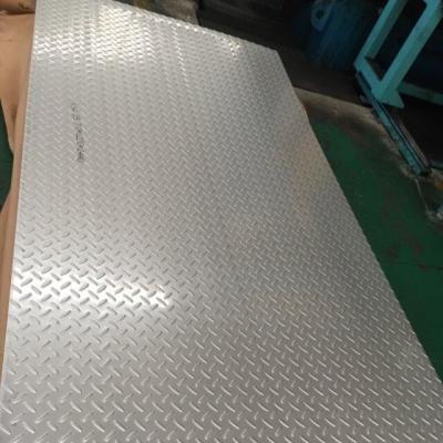 Chine La finition vérifiée a laminé à froid l'acier inoxydable Diamond Plate Sheet du SUS 316 à vendre