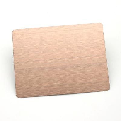 China Pink Stainless Steel Sheet ASTM SUS316 Stainless Steel Plate For Decoration for sale