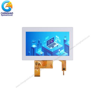 Китай Сенсорный экран 800*480 TFT LCD емкостный 7 дюймов с интерфейсом 40 Pin Rgb продается
