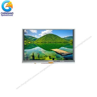 China 5.0 Inch LCD Touch Monitor 800X480 12 O'Clock Viewing Direction Small LCD Panel for sale