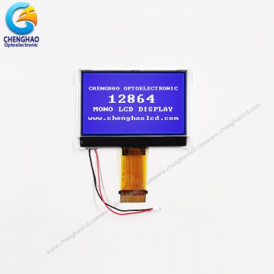 China Pantalla LCD monocromática de 128x64 Pantalla LCD gráfica de matriz de puntos COG negativa STN en venta