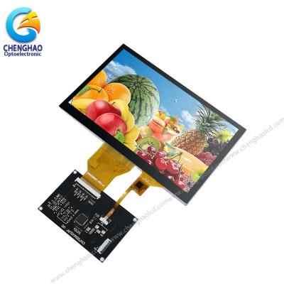 China Medical 7 Inch Capacitive Touch Screen Display 400 Nits 800x480 SPI Interface for sale