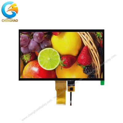 China Sunlight Readable IPS LCD Touchscreen 10.1 Inch 1024*600 50Pin For Elevator for sale