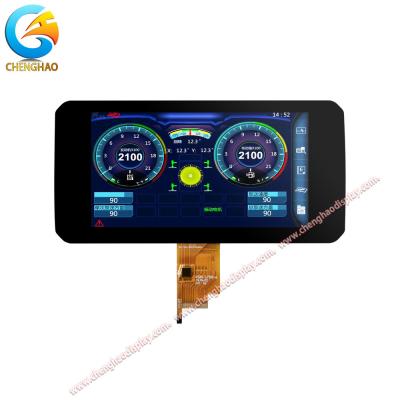 China 1000cd/m2 LCD Touchscreen Display Customized 7 inch 1024*600 Pixels IPS TFT for sale