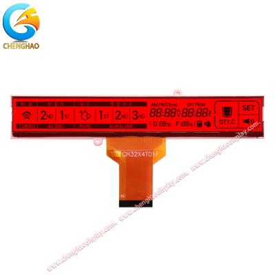 중국 Transflective TN Monochrome LCD Display 4.8V Operating Voltage With Red Backlight 판매용