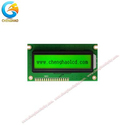 China 16x2 Iic/I2c Interfaz en serie Pantalla LCD alfanumérica con luz de fondo verde en venta