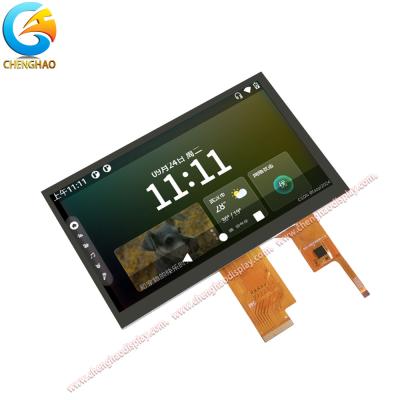 China 7 Inch IPS Lcd Display 40 Pins 1024*600 With 80/80/80/80 Free Viewing Direction for sale