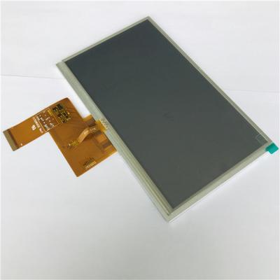 China TN Transmissive 12 O'Clock Resistive LCD Display 7 Inch Touch Panel for sale