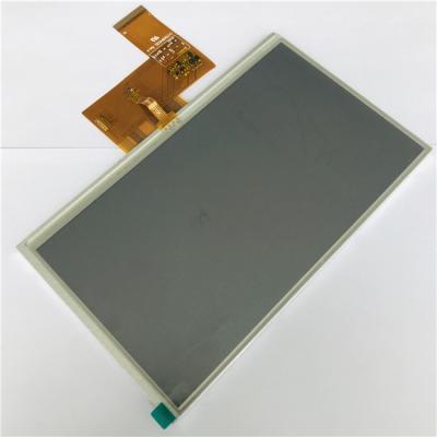 China 7 Inch Resistive Touch Round LCD Display TN Transmissive Viewing for sale