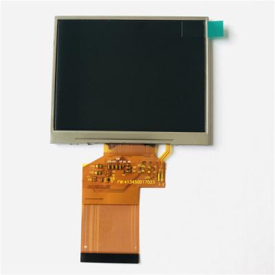 China RGB TN Viewing 300cd/M2 Tft Lcd Display 3.5in Industrial Display Monitors for sale