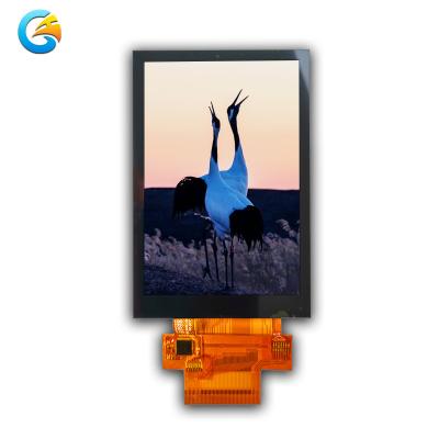 China CTP I2C MIPI MCU Industrial LCD Display Capacitive Touch Screen 3.5in for sale