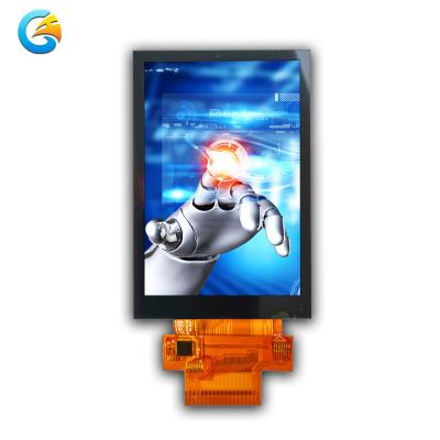 China FPC 3,5“ Capacitieve Touchscreen 16 van SPI TFT LCD 17 Beetjes van 300cd/m2 Te koop
