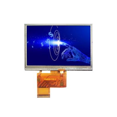 China 250nit 480x272 Resistive LCD Display Module RGB 40 Pin 4.3 Inch for sale