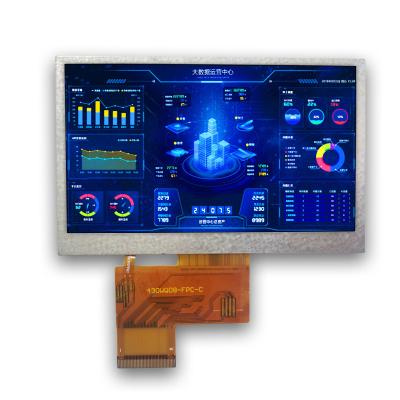 China MIPI Interface 800×480 Industrial Lcd Monitor 4.3'' 250cd/m2 ROHS for sale