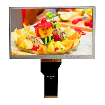 China a matriz 800x480 pontilha o monitor de TFT LCD 12 horas 24 bocados RGB 250nits à venda