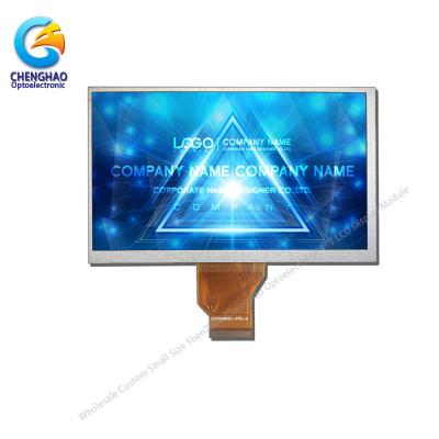 China 7 In  50 Pin 250cd/m2 800x480 Rgb Tft Lcd Monitor CH700WV01 For Car for sale