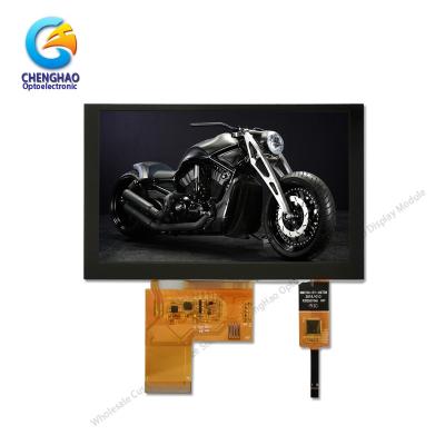 China 5in Industrial LCD Touch Screen Halogen Free IPS Tft Display Module for sale