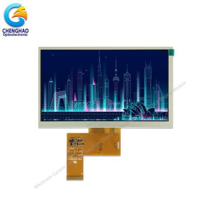 Chine 7,0 pouces TFT LCD minuscule montrent 800*480 le contre-jour blanc de la résolution LED à vendre